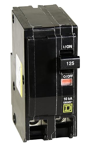 Square D - QO2125CP QO Circuit Breaker, 125-Amp, 120/240V, 2-Pole, Plug-In Mount