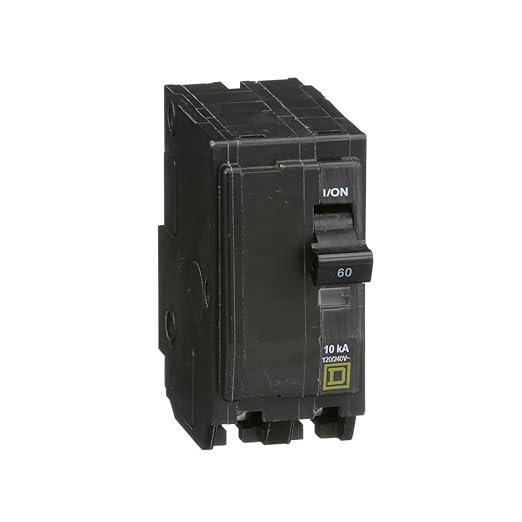 Square D by Schneider Electric QO260CP Circuit Breaker, Black